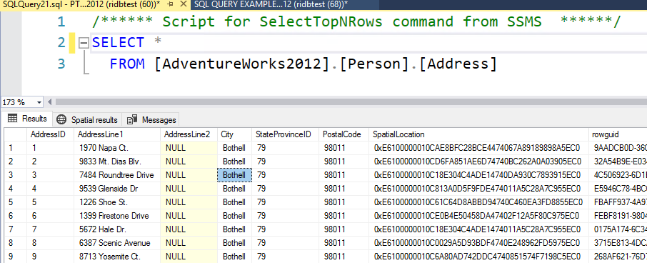 Select Statment SQL