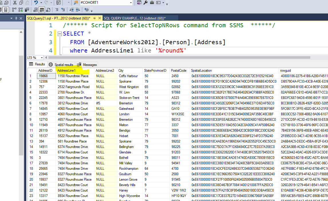 Like Operator SQL