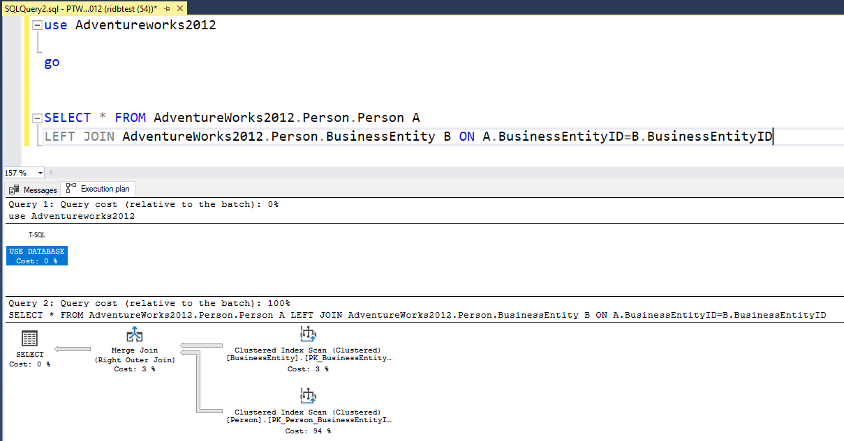 SQL-Understanding execution plans