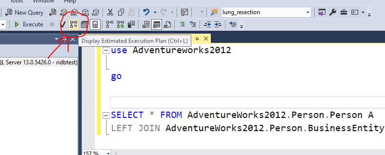 SQL-selecting estimated selection plan